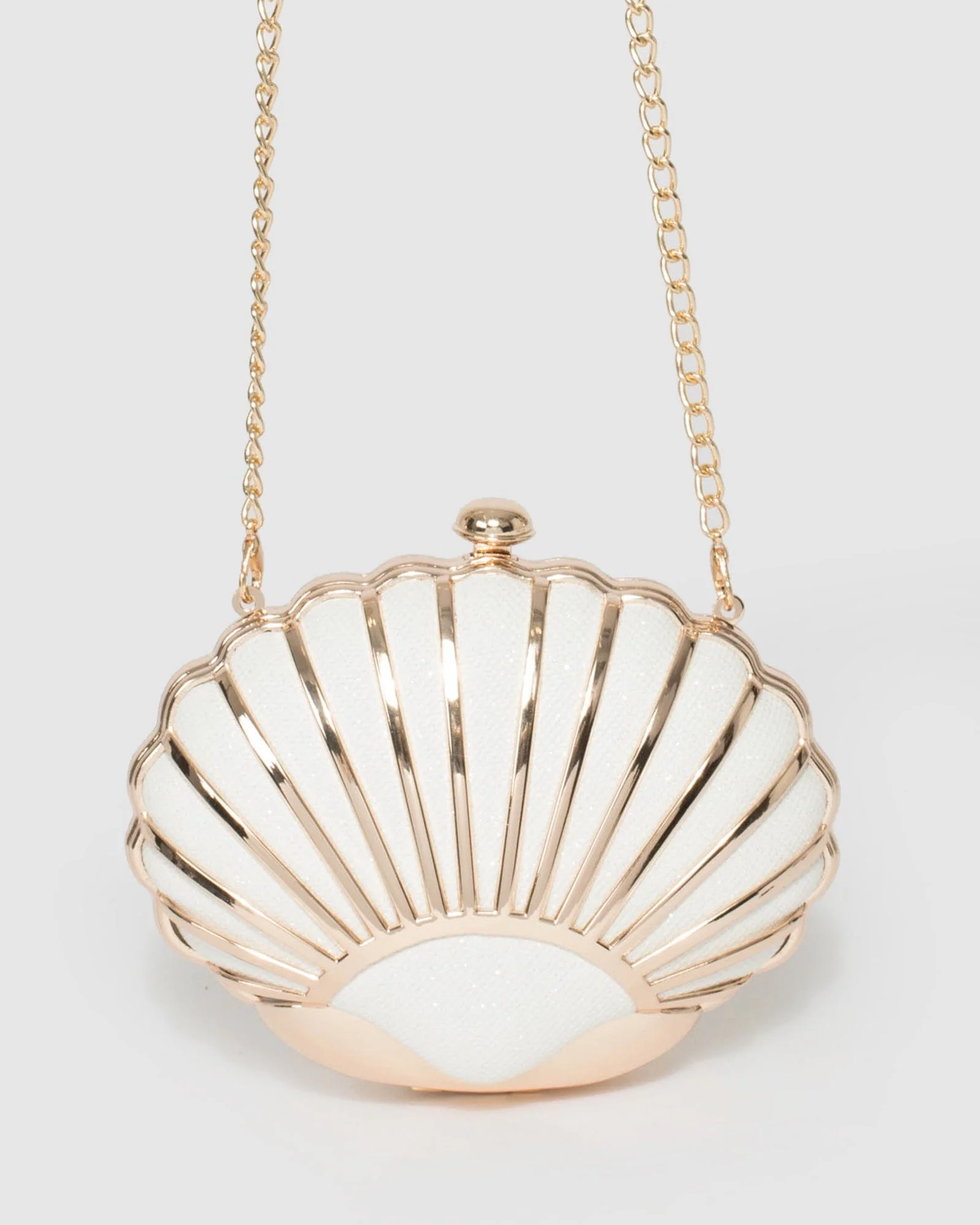 White Lani Clutch Bag - Image 6