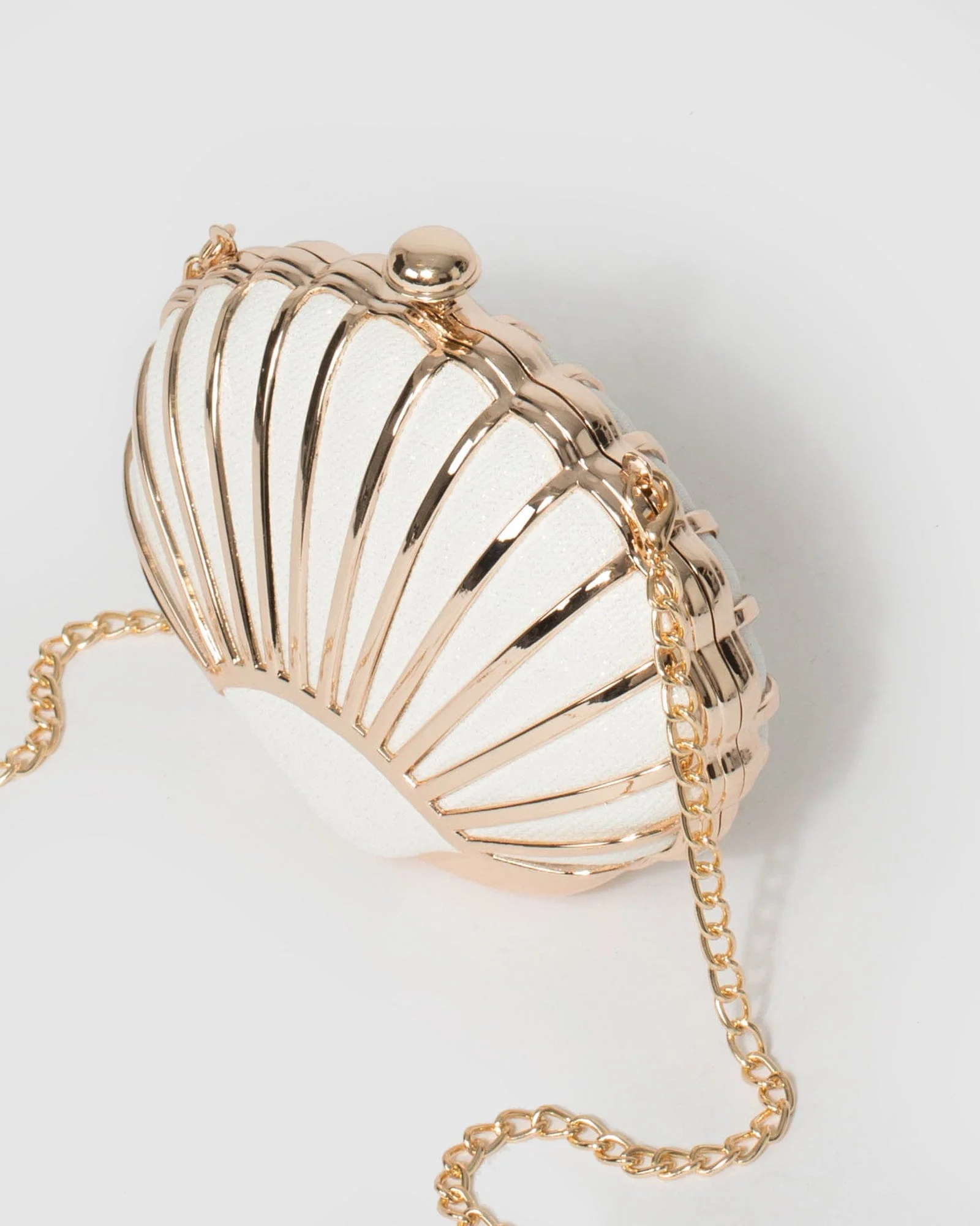 White Lani Clutch Bag - Image 7