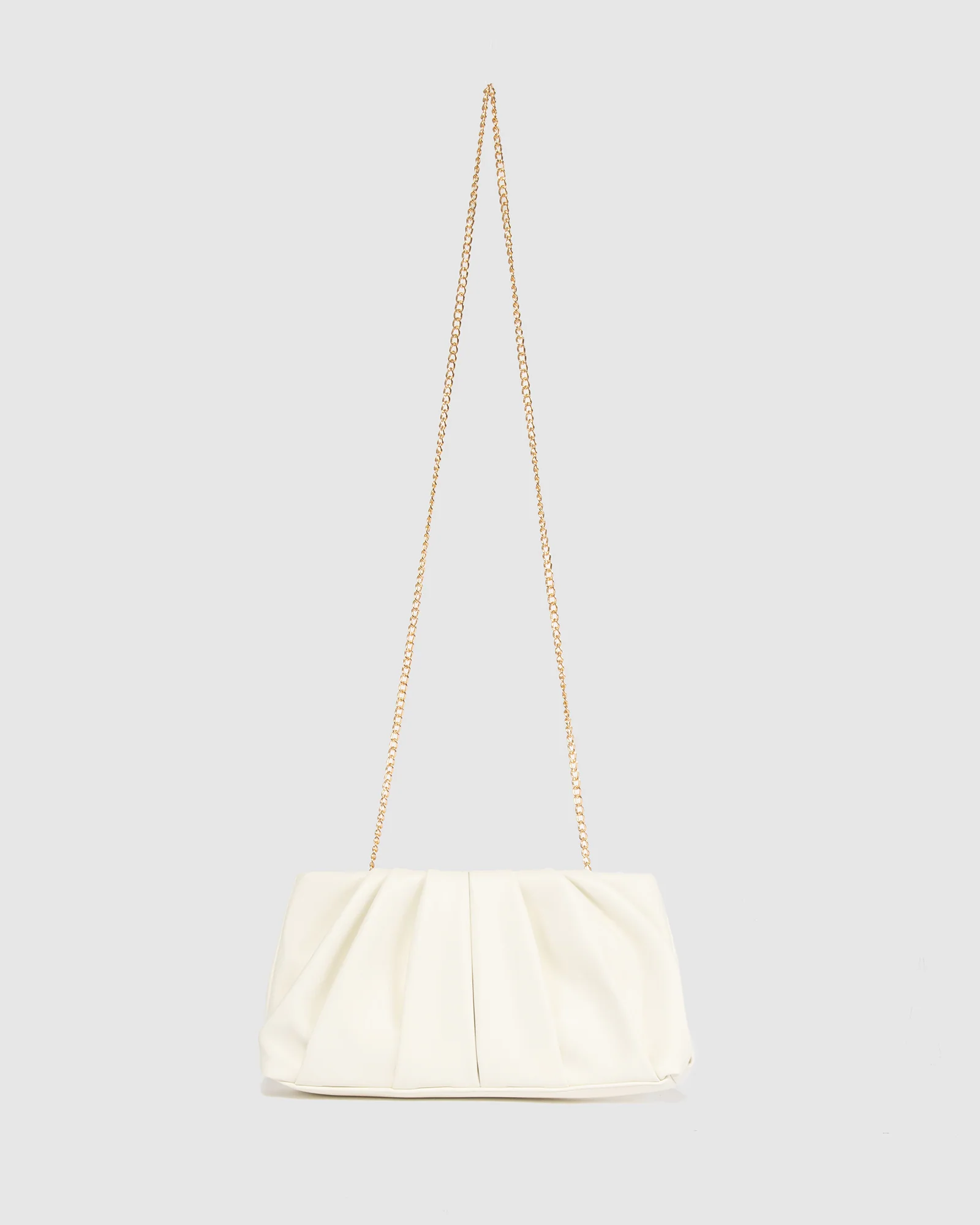 White Lucy Pouch Clutch - Image 3