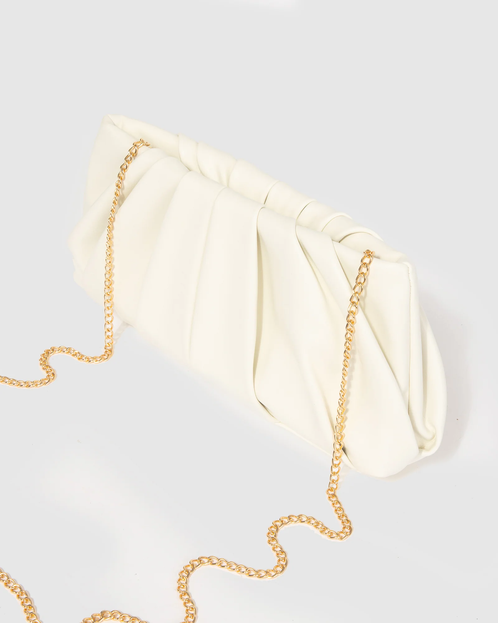 White Lucy Pouch Clutch - Image 4