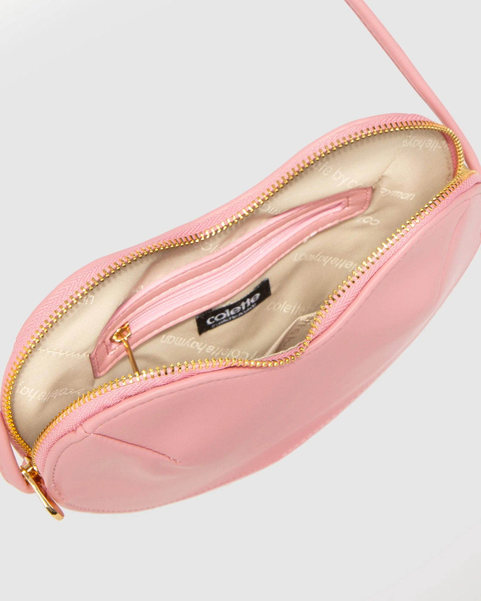 Pink Poppy Heart Crossbody Bag - Image 6