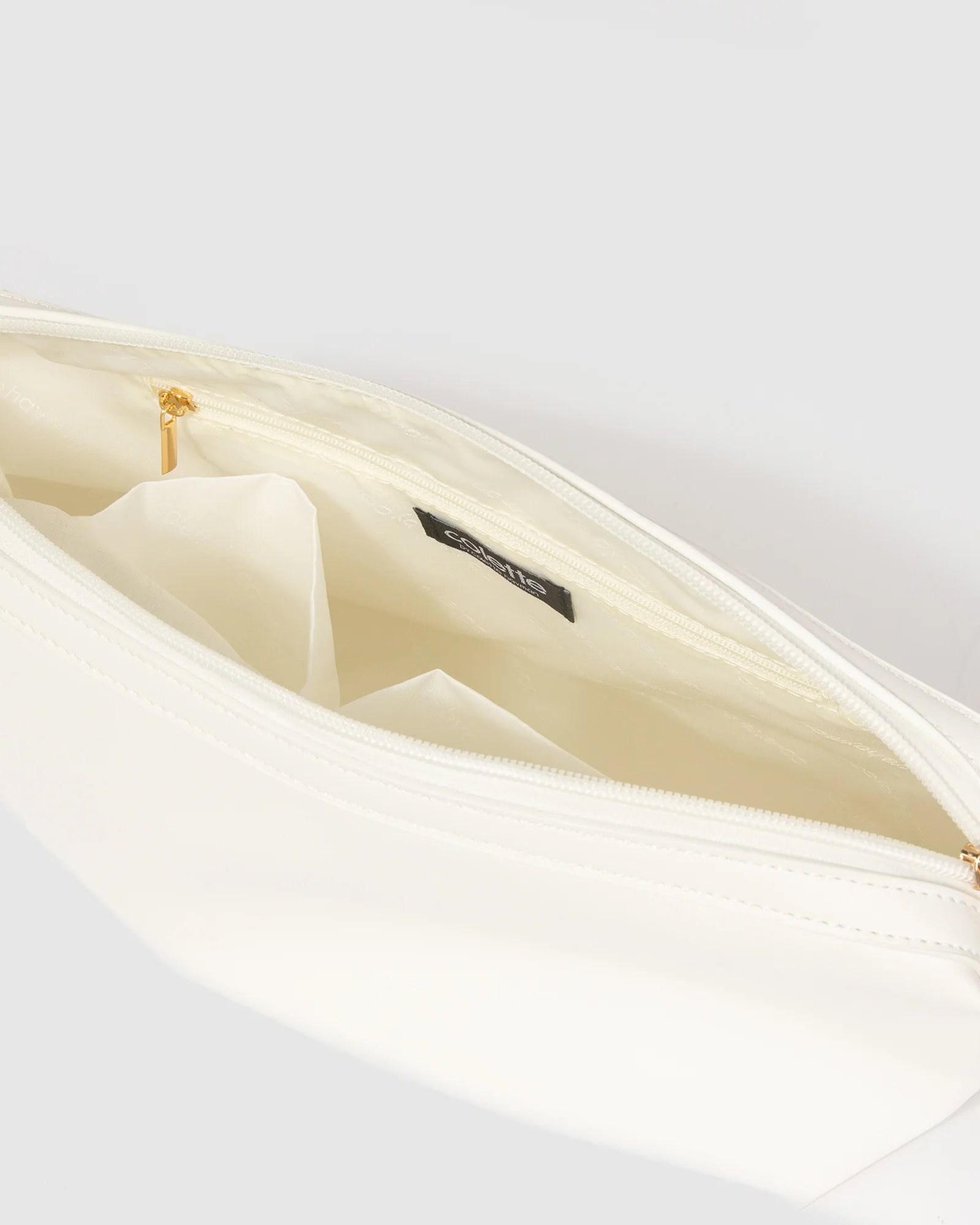 White Tia Large Slouch Bag - Image 6