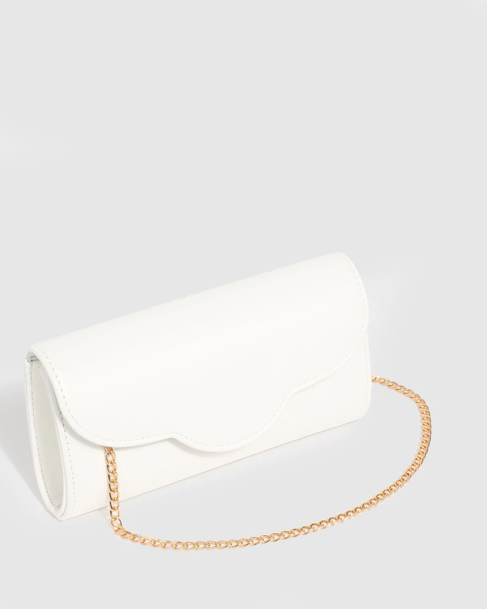 White Verna Clutch Bag - Image 3