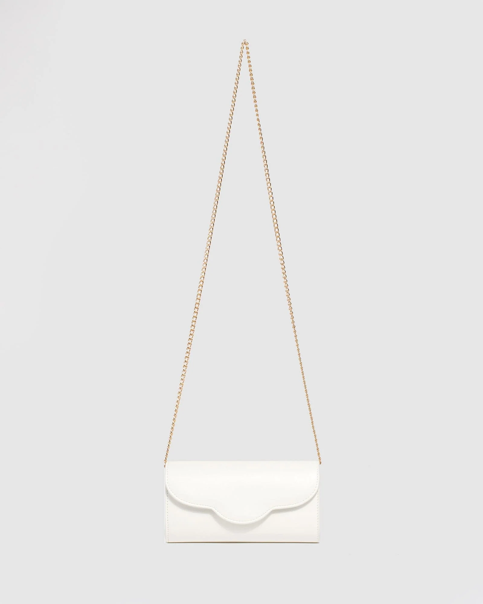 White Verna Clutch Bag - Image 4