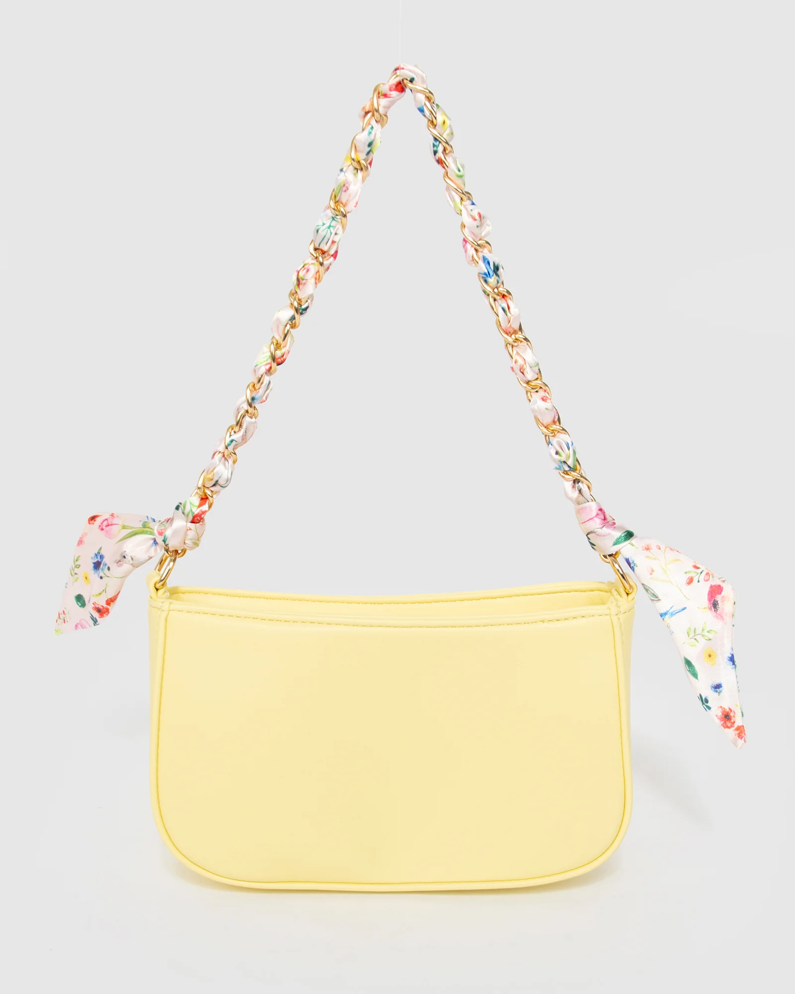 Yellow Frankie Scarf Junior Shoulder Bag - Image 3