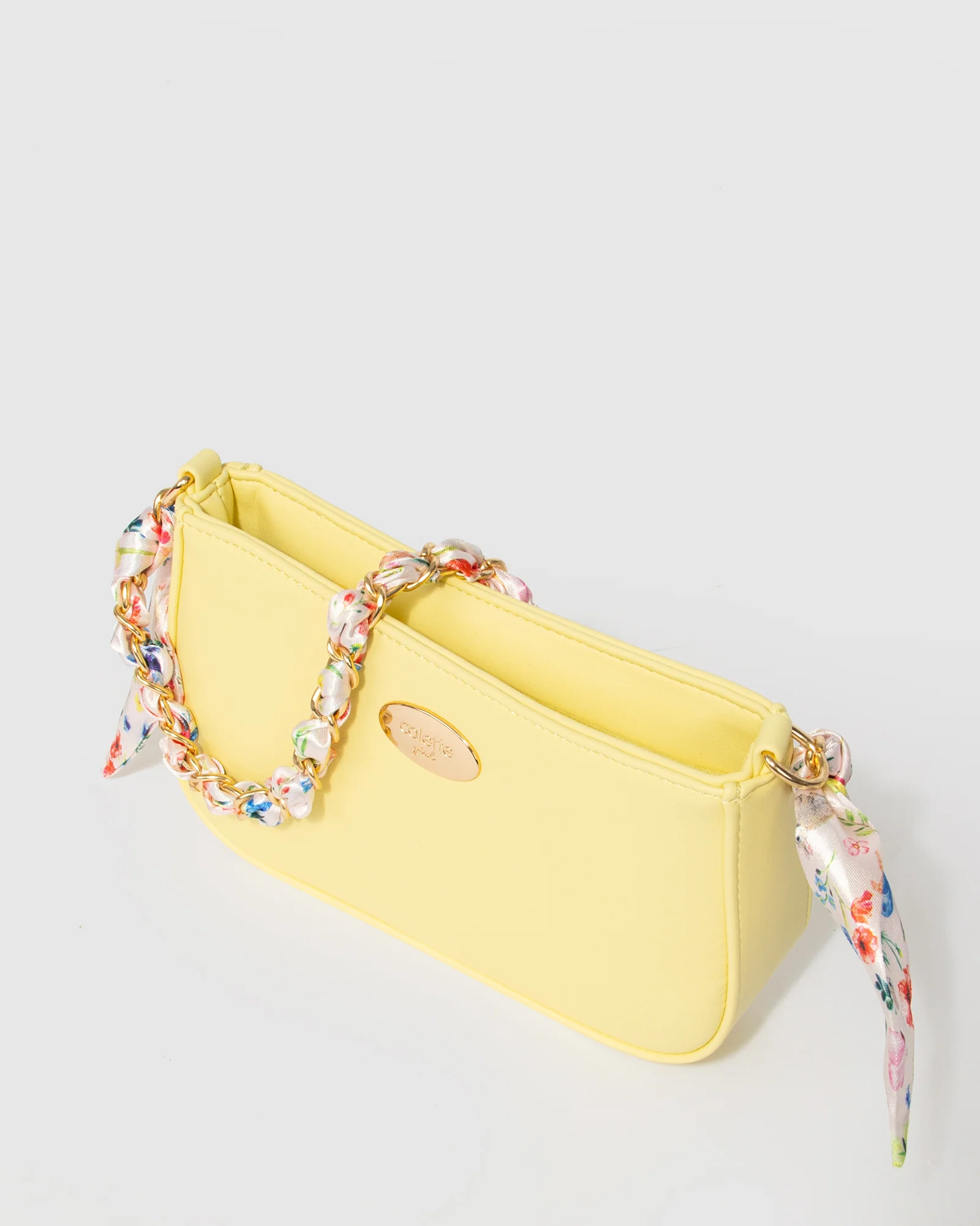 Yellow Frankie Scarf Junior Shoulder Bag - Image 4