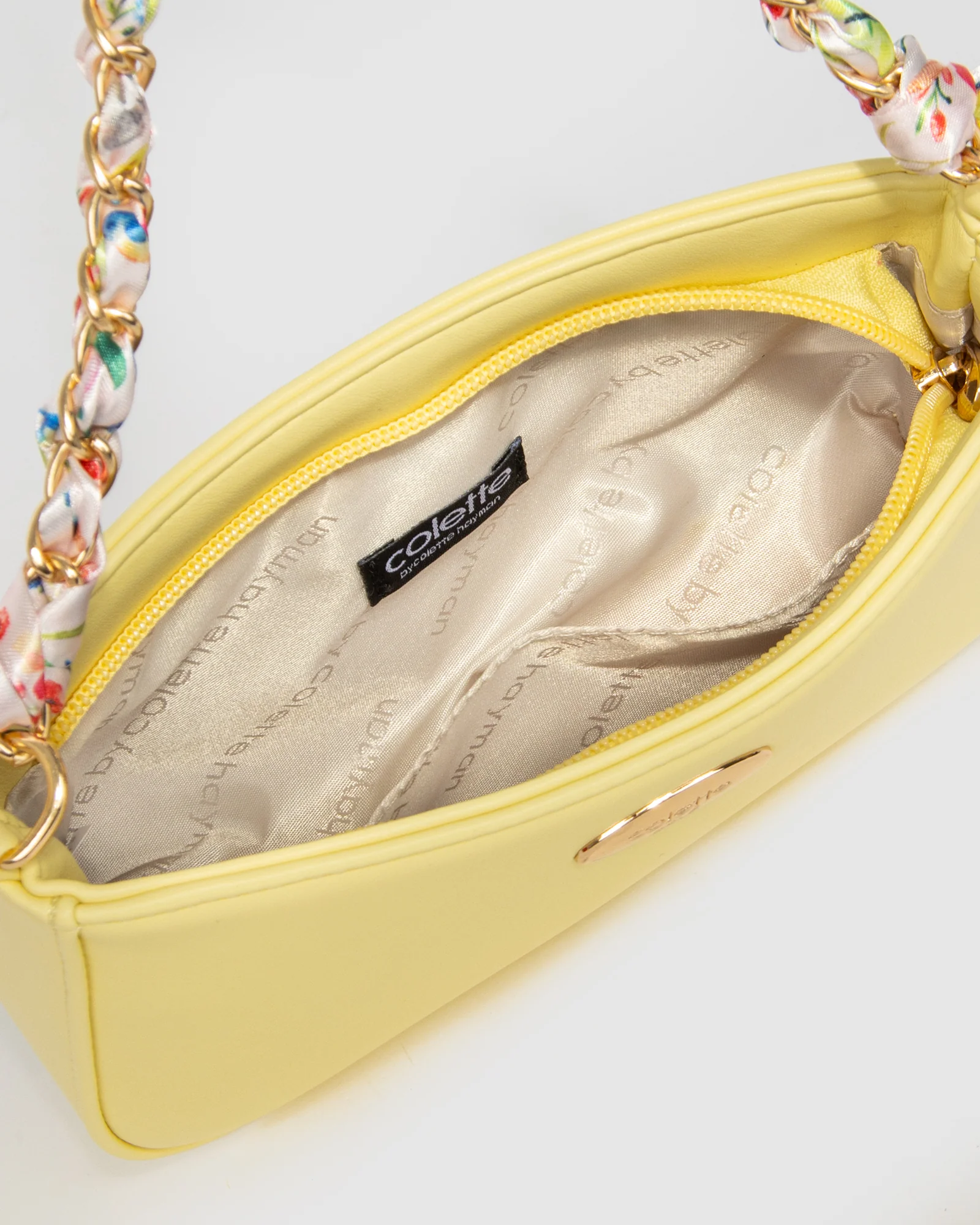 Yellow Frankie Scarf Junior Shoulder Bag - Image 5